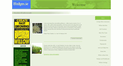 Desktop Screenshot of hedges.ie